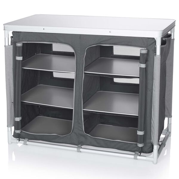 Campart Travel Camping-K&uuml;che Madrid Grau 102x47x82 cm