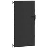 vidaXL Gartentor Schwarz 85 x 175 cm Pulverbeschichteter Stahl