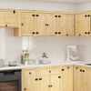 vidaXL Schrank SKI Honigbraun 60 x 32 x 40 cm Massives Kiefernholz