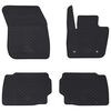 vidaXL Autofu&szlig;matte 4 pcs Schwarz Geeignet f&uuml;r Ford MONDEO 2014- Gummi