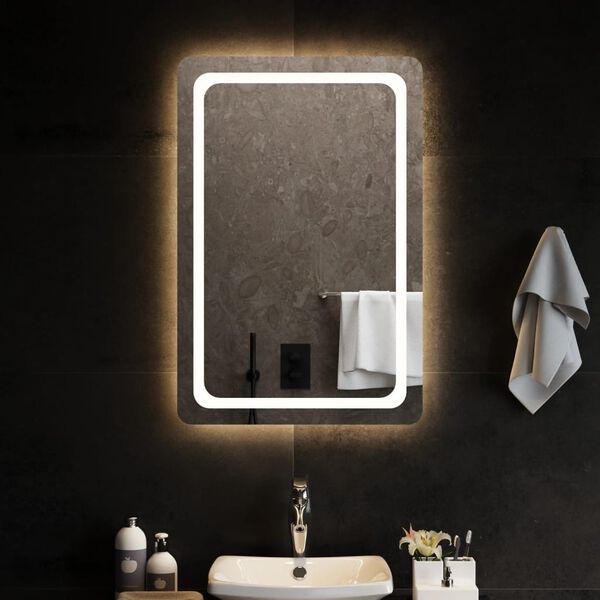 vidaXL LED-Badspiegel 60x90 cm