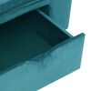 vidaXL Hundesofa mit Speicher T&uuml;rkis 75 x 50 x 38cm Pl&uuml;sch