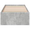 vidaXL Bettgestell Betongrau 90x190 cm Holzwerkstoff