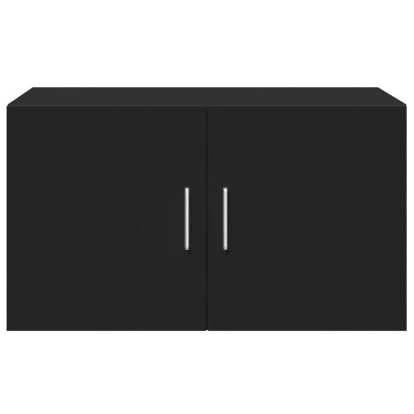vidaXL Wandschrank Schwarz 70x42,5x40 cm Holzwerkstoff