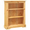 vidaXL B&uuml;cherschrank 3 F&auml;cher Mexiko-Stil Kiefernholz 80x29x100 cm