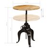 vidaXL Bartisch Massivholz Mango 75x(76-110) cm
