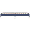vidaXL Bettgestell ohne Matratze Blau 90x200 cm Stoff