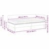 vidaXL Eckbettgestell mit Matratze Sonstiges 2 pcs Creme Stoff