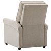 vidaXL Massagesessel Creme Stoff