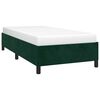 vidaXL Bettgestell ohne Matratze Dunkelgr&uuml;n 90x200 cm Samt