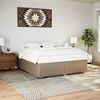 vidaXL Bettgestell Cappuccino-Braun 200x200 cm Kunstleder