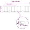 vidaXL Dachschneeschild Anthrazit 1200 x 2,5 x 20 cm Stahl