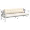 vidaXL R&uuml;ckenkissen Creme 200 x 50 cm Cordstoff