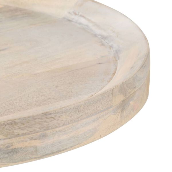 vidaXL Beistelltisch &Oslash;60x75 cm Mango Massivholz