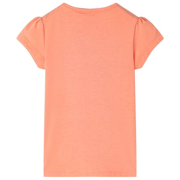 Kinder-T-Shirt Neonorange 116