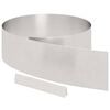vidaXL Raseneinfassung 4 stk. 450 x 20 cm Edelstahl Silber