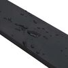 vidaXL Gummileiste f&uuml;r Schneepflug Schwarz 300x8x1 cm