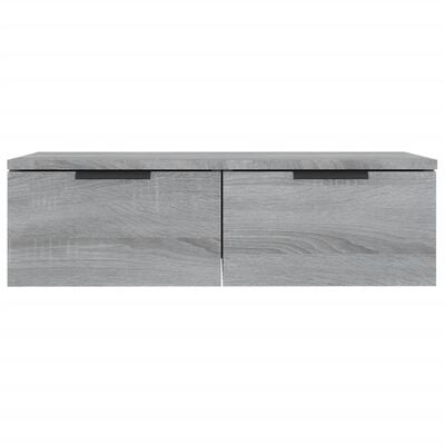 vidaXL Wandschränke 2 Stk. Grau Sonoma 68x30x20 cm Holzwerkstoff