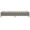 vidaXL Bettgestell ohne Matratze Dunkelgrau 100x200 cm Stoff