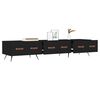vidaXL TV-Schrank Schwarz 150x36x30 cm Holzwerkstoff