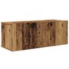 vidaXL TV-Schrankset Wandmontiert 6 pcs Altholz Holzwerkstoff