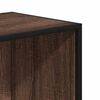 vidaXL B&uuml;cherregal Braun Eichen-Optik 33,5x33x107,5 cm Holzwerkstoff