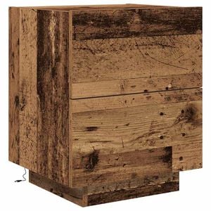 vidaXL Nachttisch Altholz 45 x 40 x 55 cm Holzwerkstoff