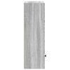 vidaXL B&uuml;cherregal Grau Sonoma 31x24x77 cm Holzwerkstoff