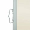vidaXL Ausziehbare Seitenmarkise 140&times;500 cm Creme