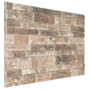 vidaXL Wandpaneele 10 stk. 100 x 50 cm Mehrfarbig EPS-Schaum