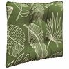 vidaXL Sofakissen f&uuml;r drau&szlig;en 3 pcs Blattdesign Polyester