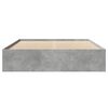 vidaXL Bettgestell Betongrau 150x200 cm Holzwerkstoff