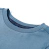 Kinder-Langarmshirt Mittelblau 116