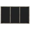 vidaXL Gartentisch mit Glasplatte Grau 150x90x75 cm Poly Rattan