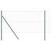 vidaXL Bodenmontierter Euro-Zaun 10 x 1,2 m PVC-beschichteter Stahl