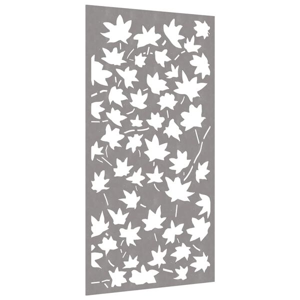 vidaXL Garten-Wanddeko 105x55 cm Cortenstahl Ahornblatt-Design