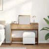 vidaXL Kosmetiktisch mit Schubladen Artisan-Eiche 100 x 45 x 76 cm