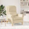 vidaXL Sessel Creme 76 x 94 x 102 cm Stoff