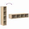 vidaXL H&auml;ngeschrank Sonoma-Eiche 20 x 29,5 x 100 cm Holzwerkstoff