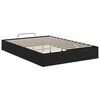vidaXL Ottoman Bettgestell Schwarze Eiche 203 x 140 x 25 cm