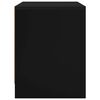 vidaXL Nachttisch Schwarz 45x34x44,5 cm Holzwerkstoff