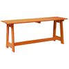 vidaXL Bank Outdoor Braun 119 x 47 x 35 cm Massives Kiefernholz