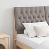 vidaXL Gepolstertes Kopfteil Taupe 150 cm Massives Kiefernholz