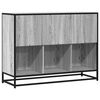 vidaXL Sideboard Grau Sonoma 100x35x76 cm Holzwerkstoff
