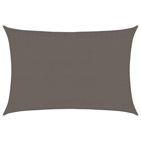vidaXL Sonnensegel 160 g/m&sup2; Anthrazit 3,5x4,5 m HDPE