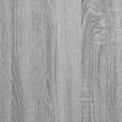 vidaXL Bettgestell mit Schubladen Grau Sonoma 135x190 cm Holzwerkstoff