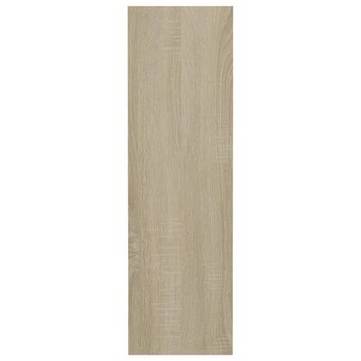 vidaXL Wand-Schuhschrank Sonoma-Eiche 80x18x60 cm Holzwerkstoff