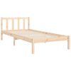 vidaXL Massivholzbett ohne Matratze 100x200 cm Kiefernholz