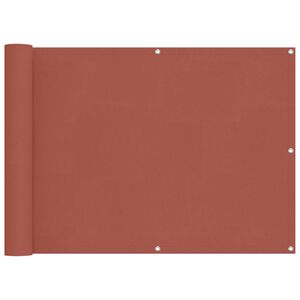 vidaXL Balkonsichtschutz Terrakotta 75 x 200 cm
