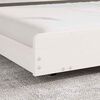 vidaXL Bettrahmen Wei&szlig; 75 x 190 cm Massives Kiefernholz
